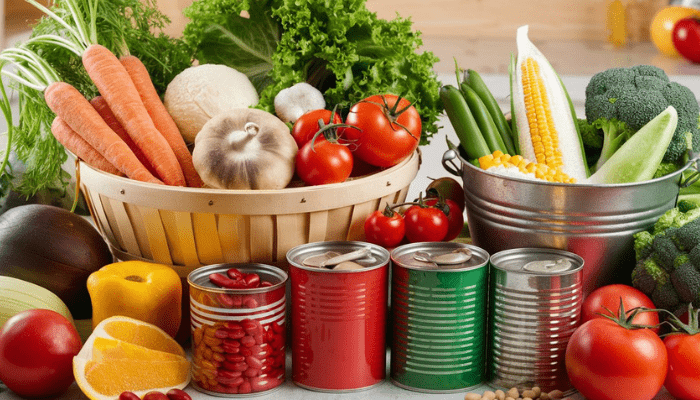  Vegetables: Fresh, Frozen and Canned